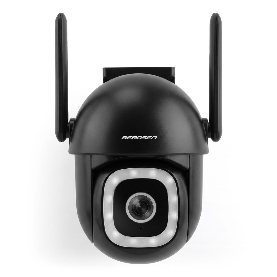 Drejeligt udendørs WiFi-kamera 5MP med farvenattesyn, sirene og persondetektion