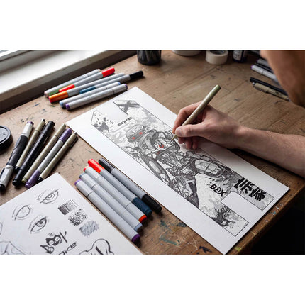 Griptape til trick-løbehjul 52 x 13 cm – Red Cyber