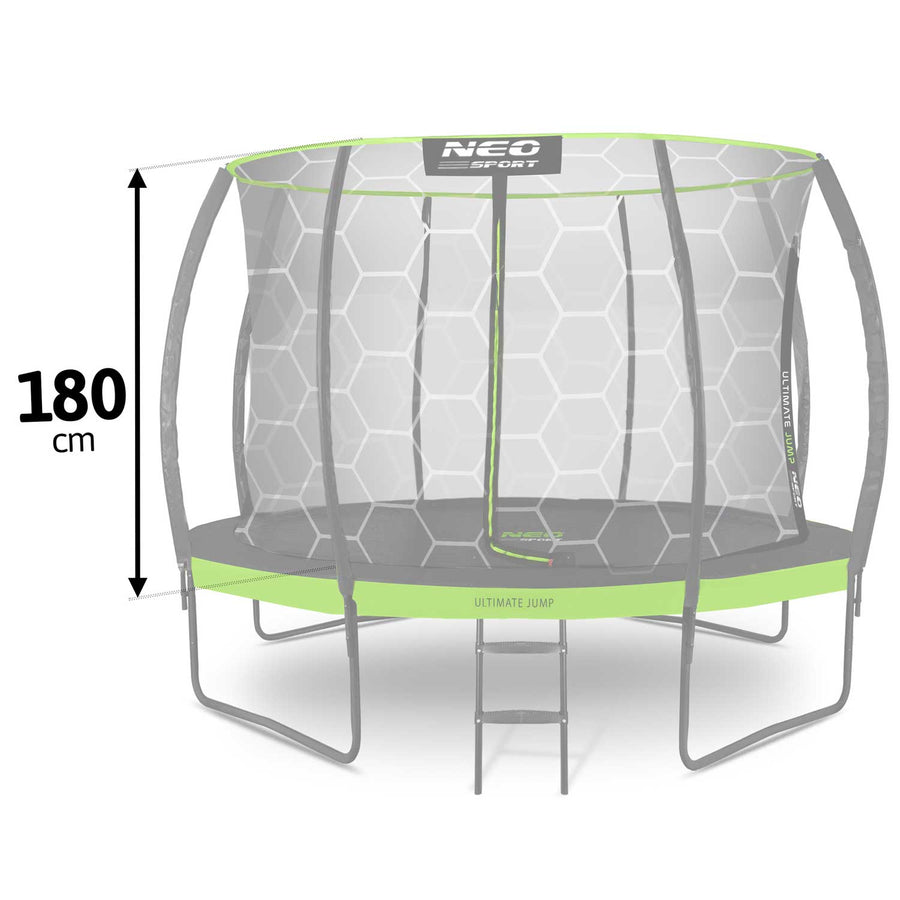 Indvendigt sikkerhedsnet til trampolin 252 cm (8 ft) – 6 stolper