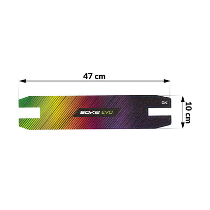 Griptape til løbehjul 47 x 10 cm – Rainbow