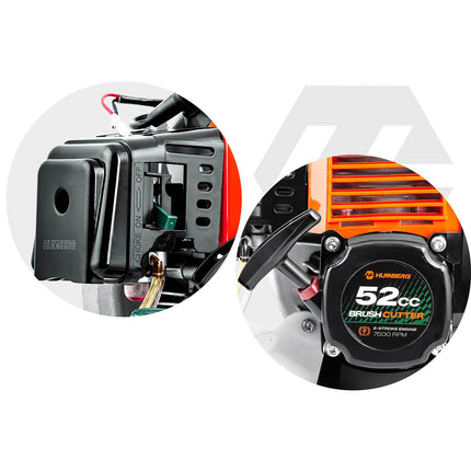 Reservemotor til benzin-buskrydder 52 cc, 1500 W, 2-takt