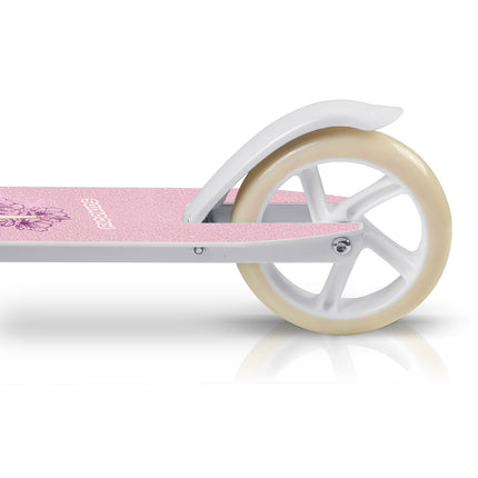 Løbehjul til børn med justerbart styr, 145 mm PU-gummihjul og dobbeltbremse for sikker kørsel - perfekt til alderen 3-8 år.