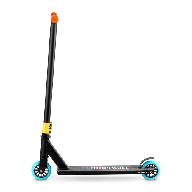 Løbehjul til tricks og skatepark - Stunt løbehjul med ABEC-9 lejer og 360° styr - Orange