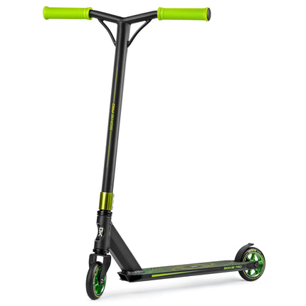 Stuntscooter til børn og unge - Gult og grønt design