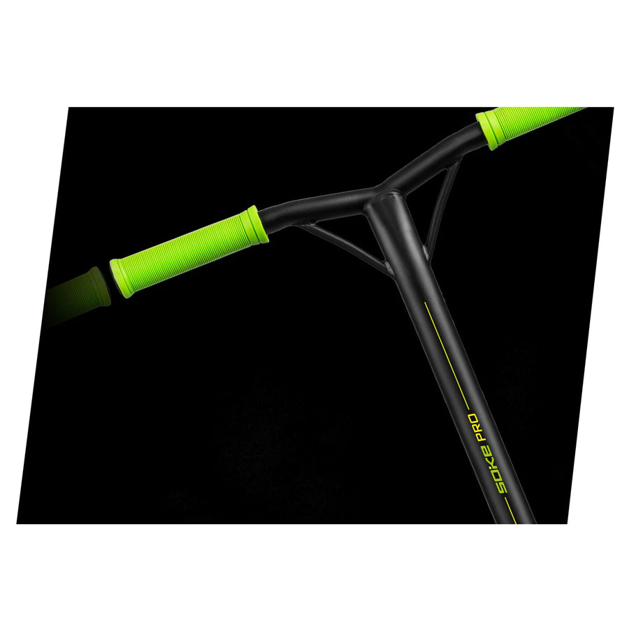 Stuntscooter til børn og unge - Gult og grønt design