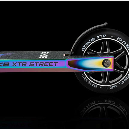 Stunt løbehjul til børn og unge - 360° T-BAR, ABEC-9 lejer, farverig design