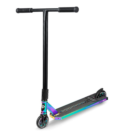 Stunt-løbehjul med 140 mm BOX-deck, SCS-kompression og 110 mm Hollow Core-hjul