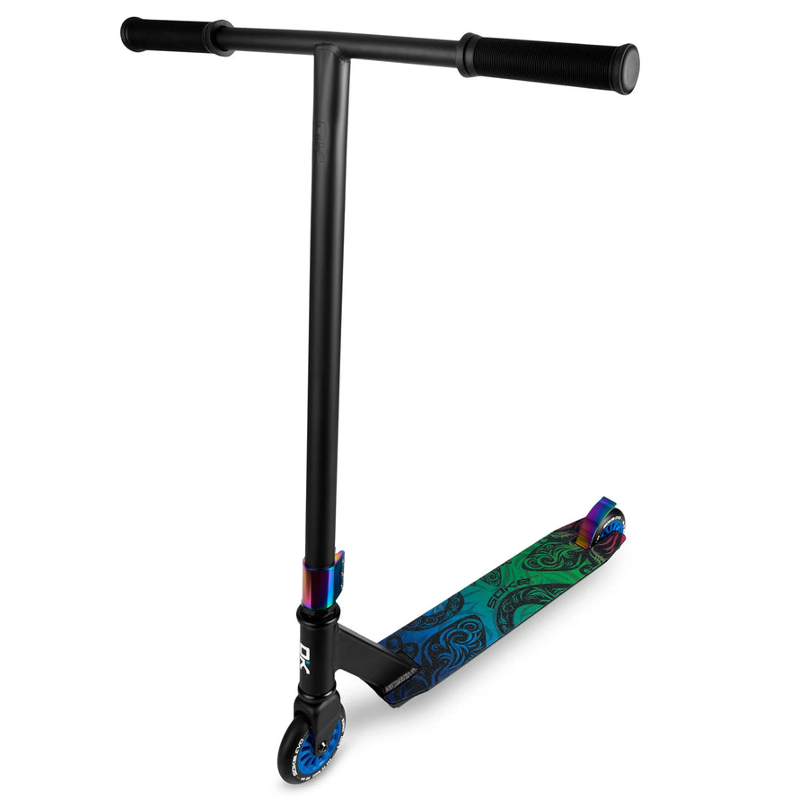 Scooter til tricks og skatepark - Soke EVO stunt scooter i sort med ABEC-9 lejer og fleksibel bremse