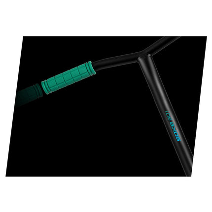 Stuntløbehjul til tricks - Grøn og blå, 100 mm hjul, ABEC-9 lejer, til skatepark og leg