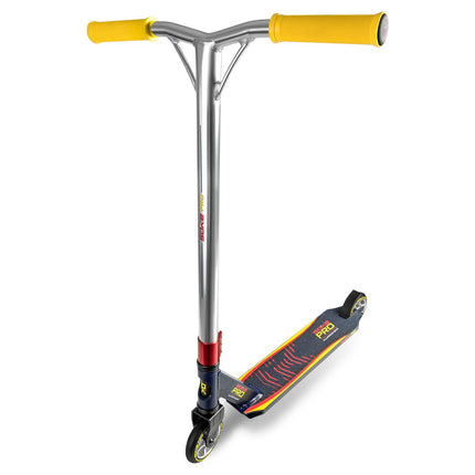 Stunt-løbehjul med 50 cm bredt Y-bar-styr, ABEC-9-lejer og 110 mm hjul – marineblå og rød