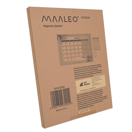 Maaleo-planlægger/kalender med magnet