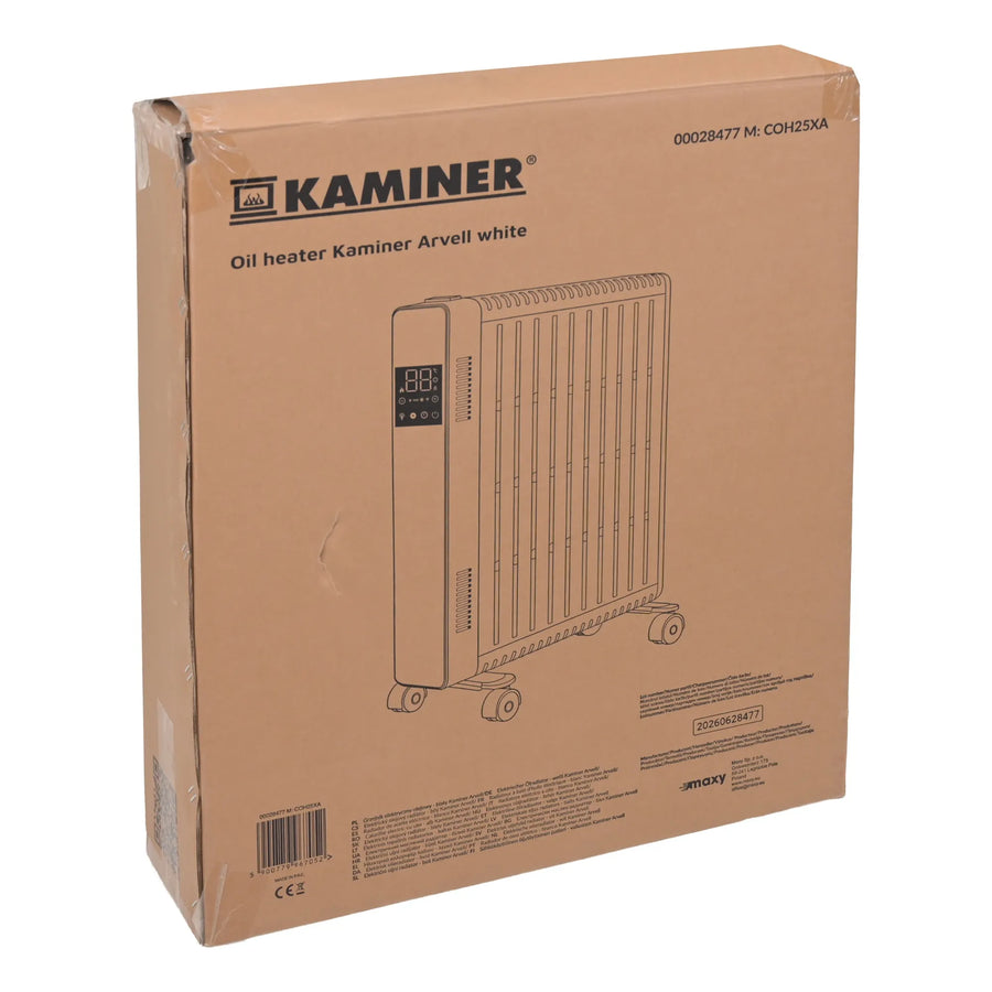 Elektrisk oliefyr – hvid Kaminer Arvell