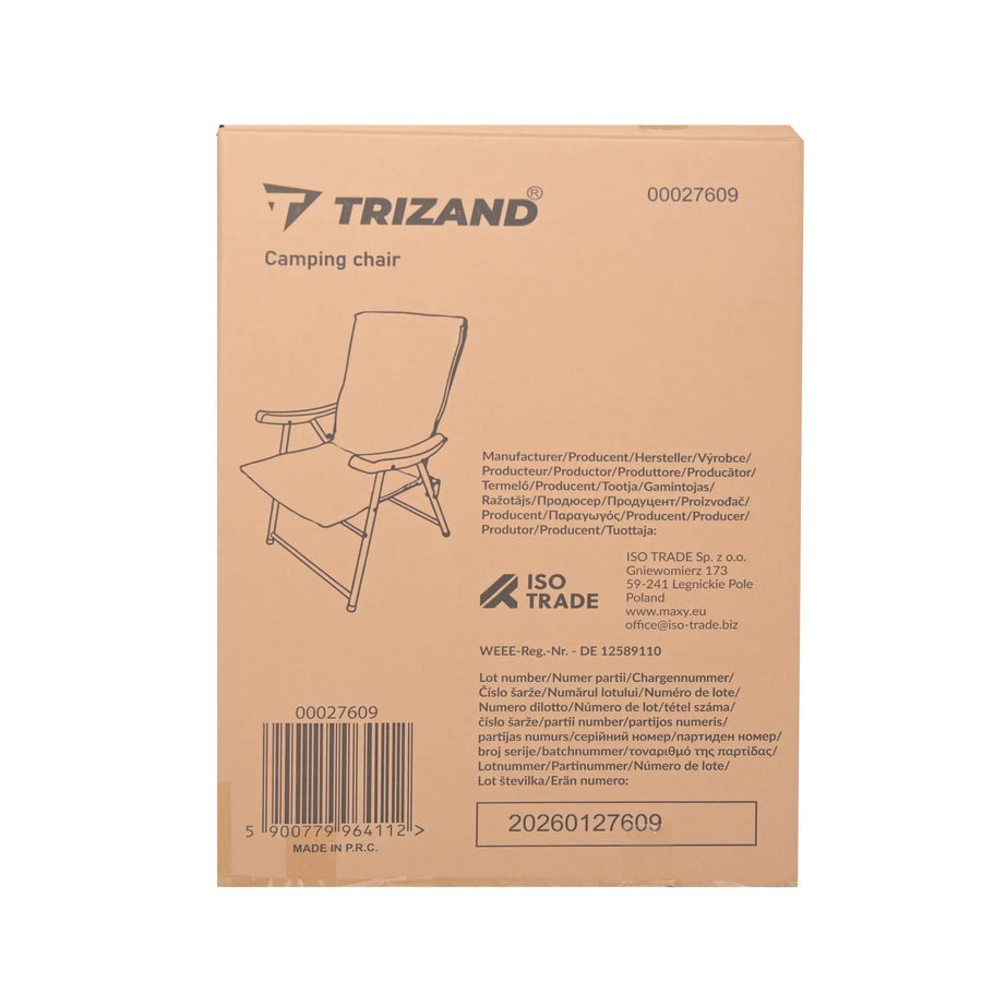 Trizand campingstol 59x70x91 cm