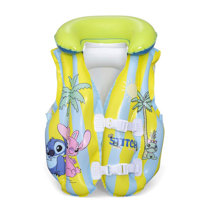 Svømmevest til børn med Lilo & Stitch-motiv og justerbare spænder, 51 x 46 cm, 3–6 år – Bestway