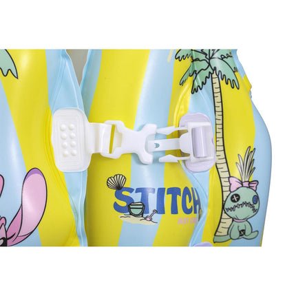 Svømmevest til børn med Lilo & Stitch-motiv og justerbare spænder, 51 x 46 cm, 3–6 år – Bestway