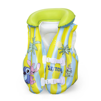 Svømmevest til børn med Lilo & Stitch-motiv og justerbare spænder, 51 x 46 cm, 3–6 år – Bestway