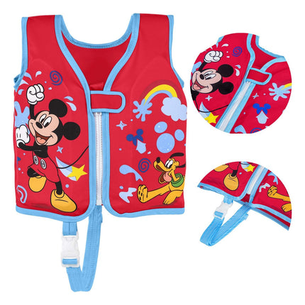 Svømmevest til børn med Mickey Mouse design - størrelse S/M (1-3 år)