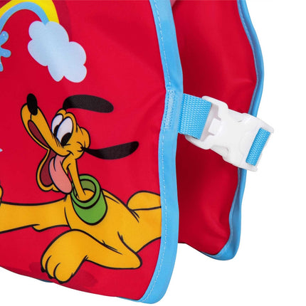 Svømmevest til børn med Mickey Mouse motiv - sikker og komfortabel oppustelig redningsvest til svømmeundervisning (3-6 år)