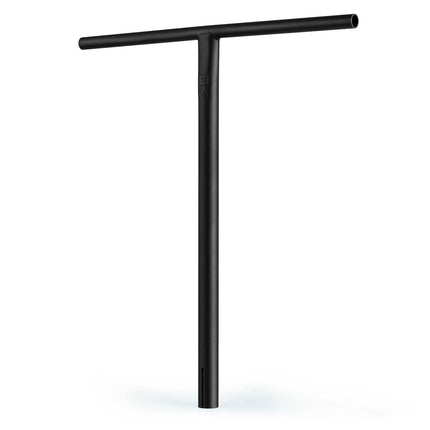 Styr til stuntløbehjul - T-Bar i sort, 57 cm bred, forkromet stål