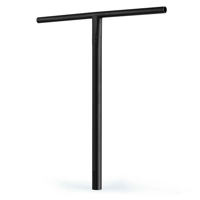 Styr til stuntløbehjul - T-Bar i sort, 57 cm bred, forkromet stål