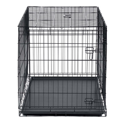 Hundebur til store hunde - 107 x 71 x 77 cm, sammenfoldeligt og let at rengøre