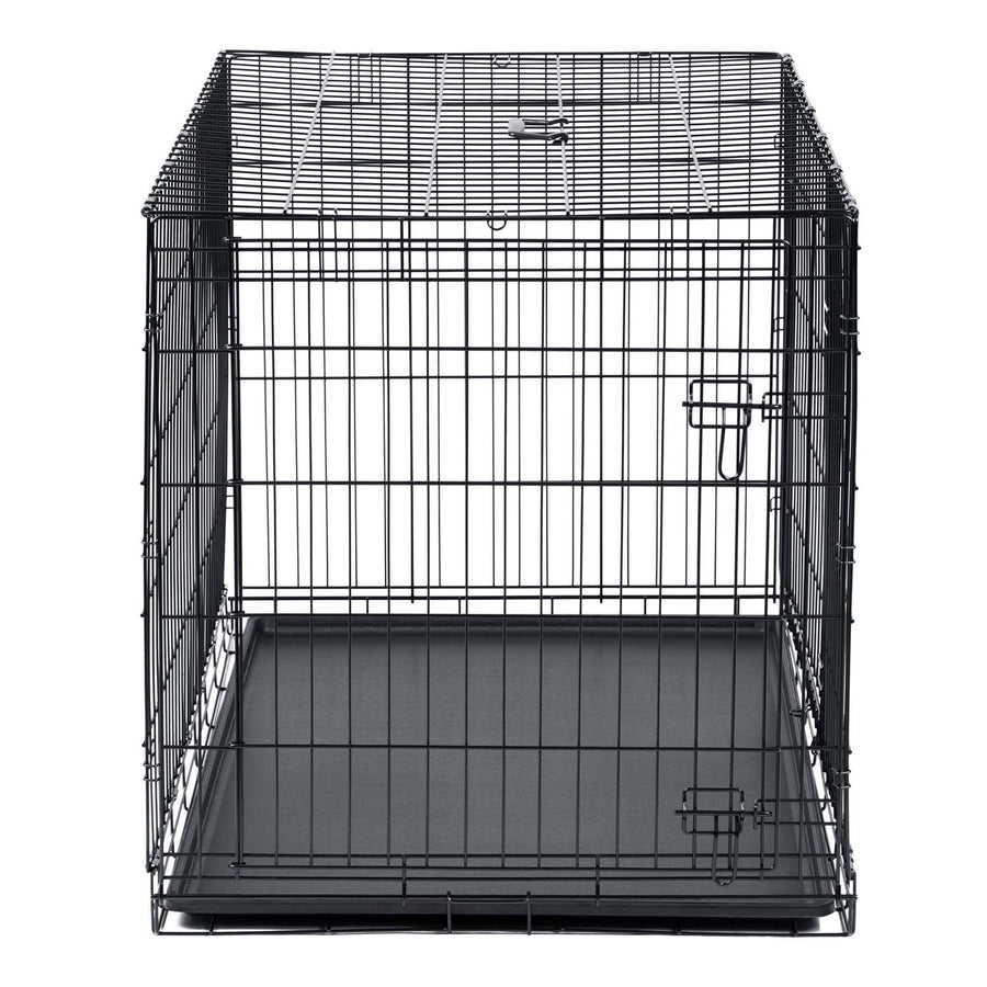 Hundebur til store hunde - 107 x 71 x 77 cm, sammenfoldeligt og let at rengøre
