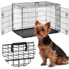 Hundebur til små hunde - 75,5 x 47,5 x 54 cm - Sikkert og praktisk til hjemmet og rejser