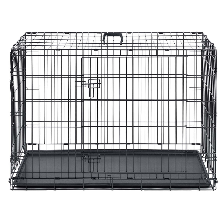 Hundebur til små hunde - 75,5 x 47,5 x 54 cm - Sikkert og praktisk til hjemmet og rejser