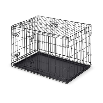 Hundebur til mellemstore hunde - 91 x 57 x 62 cm, foldbart og transportvenligt