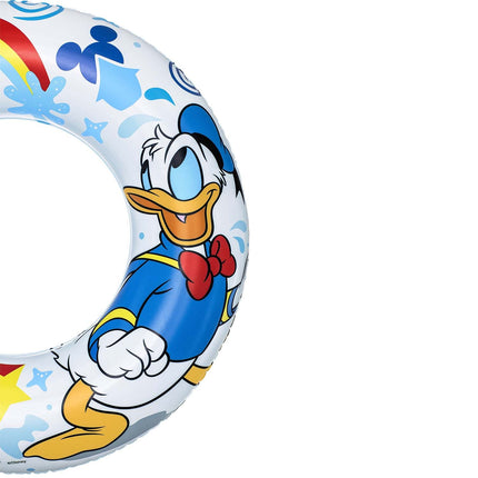 Børnekreds med Mickey Mouse og Anders And - 56 cm til sjov i vandet