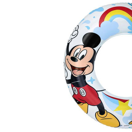 Børnekreds med Mickey Mouse og Anders And - 56 cm til sjov i vandet