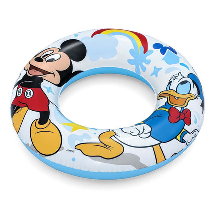 Børnekreds med Mickey Mouse og Anders And - 56 cm til sjov i vandet