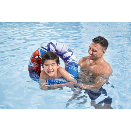 Svømmering til børn med Spider-Man-motiv, 56 cm, til 3–6 år – Bestway