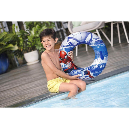 Svømmering til børn med Spider-Man-motiv, 56 cm, til 3–6 år – Bestway