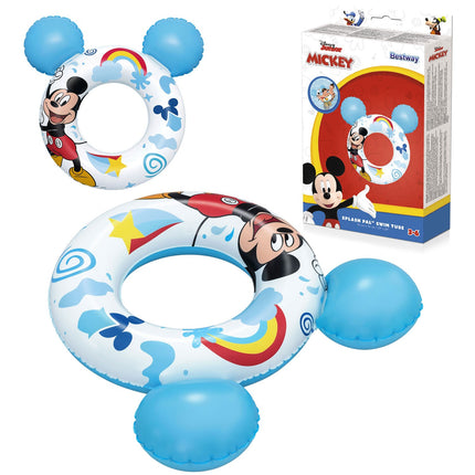 Mickey Mouse svømmering til børn - 56 cm oppustelig strandtilbehør