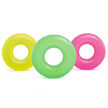 Neonfarvet badering Ø 91 cm, gul – Intex