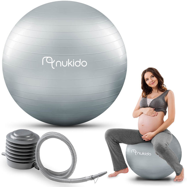 Graviditetsfitnessbold 65 cm - Ergonomisk og sikker til hjemmetræning