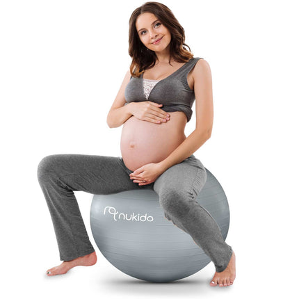 Graviditetsfitnessbold 65 cm - Ergonomisk og sikker til hjemmetræning