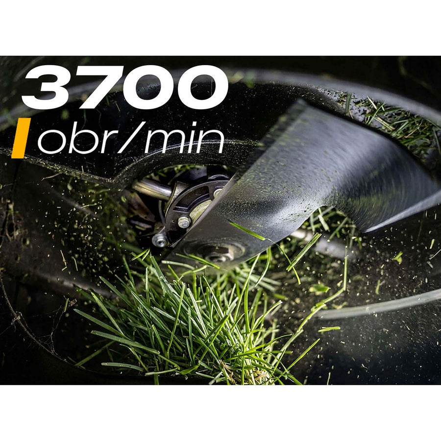 Elektrisk plæneklipper 1400 W med 34 cm klippebredde, 5 klippehøjder og 30 l opsamler – grå