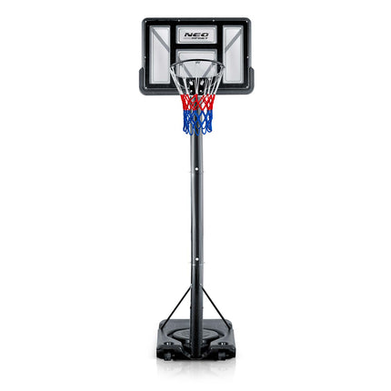 Basketballstander 135–305 cm med justerbar højde, 45 cm affjedret kurv og hjul