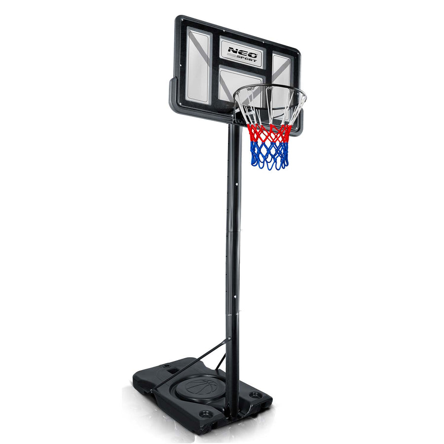Basketballstander 135–305 cm med justerbar højde, 45 cm affjedret kurv og hjul