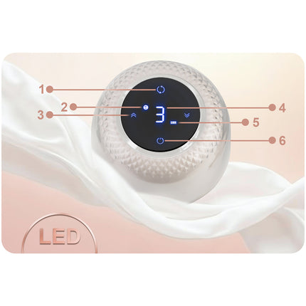 Elektrisk brystpumpe med 3 sugefaser og massagefunktion - trådløs og USB-C opladning