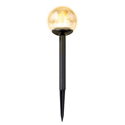 Solcellekuglelamper med LED - 4 stk. til havebelysning