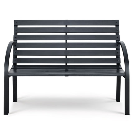 Havebænk med ryglæn 117,5 x 83 x 57 cm