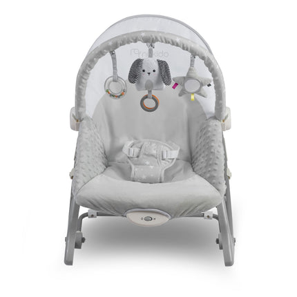 Multifunktionel Hoppestol med Vibration til Baby - Grå