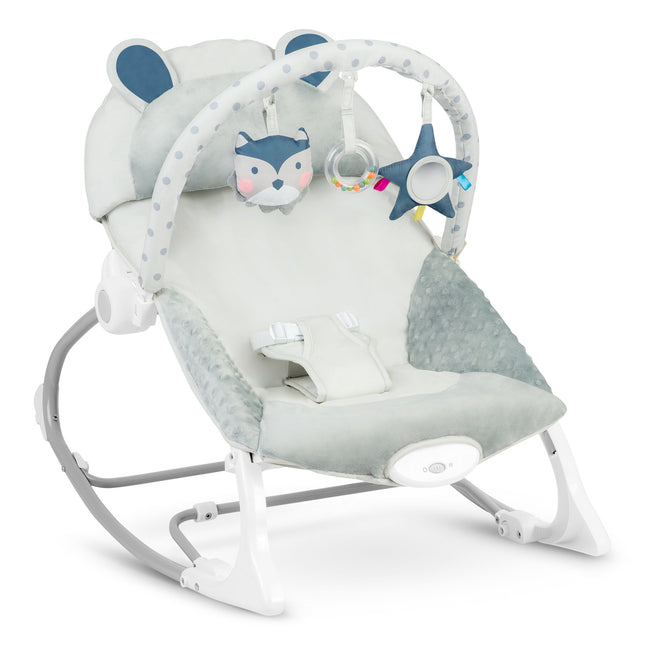 Multifunktionel Gyngestol med Vibrationer til Baby - Grå