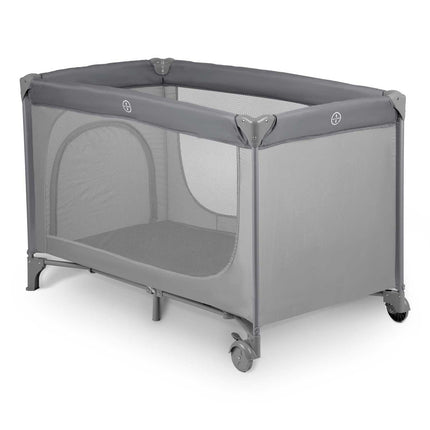 Rejseseng til børn - foldbar, sikker og praktisk med madras og taske, 125x65x78 cm