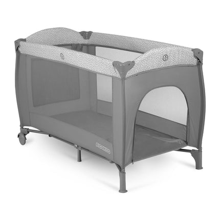 Rejseseng 125x65x78 cm - Praktisk og sikker til børn, foldbar med myggenet og puslebord