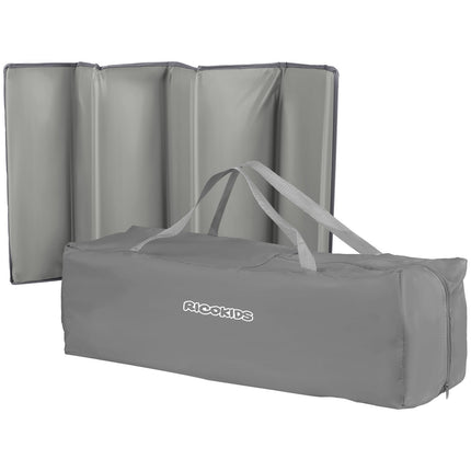Rejseseng 125x65x78 cm - Praktisk og sikker til børn, foldbar med myggenet og puslebord