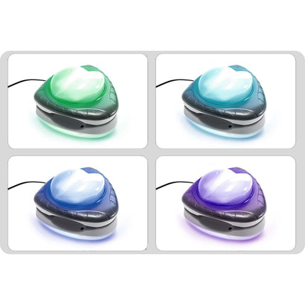 Magnetisk LED-poollampe med flerfarvet lys og nem montering